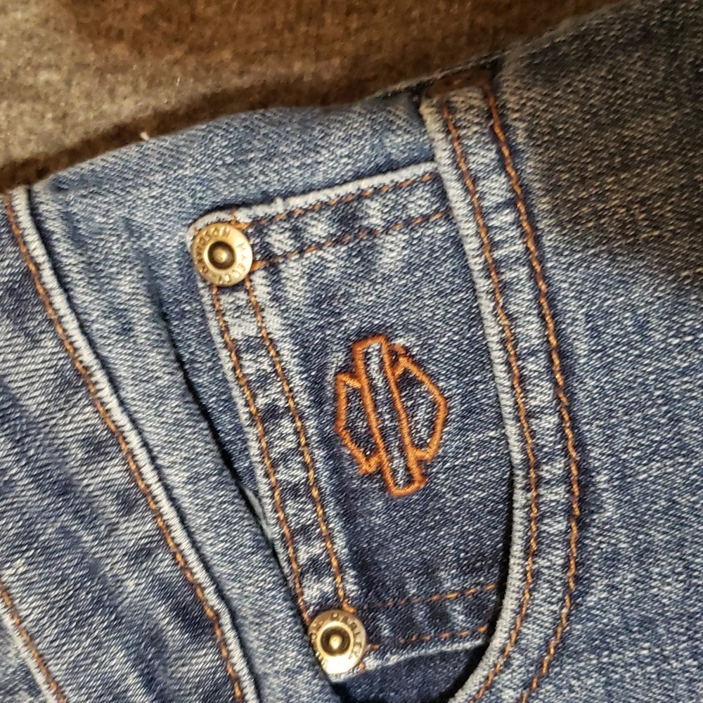 HARLEY DAVISON JEANS 6 TALL - Picture 4 of 8